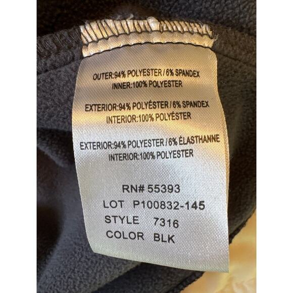 Vantage Men’s Softshell Fleece Lined Vest With Pockets Black Size 2X Golf - Picture 10 of 10